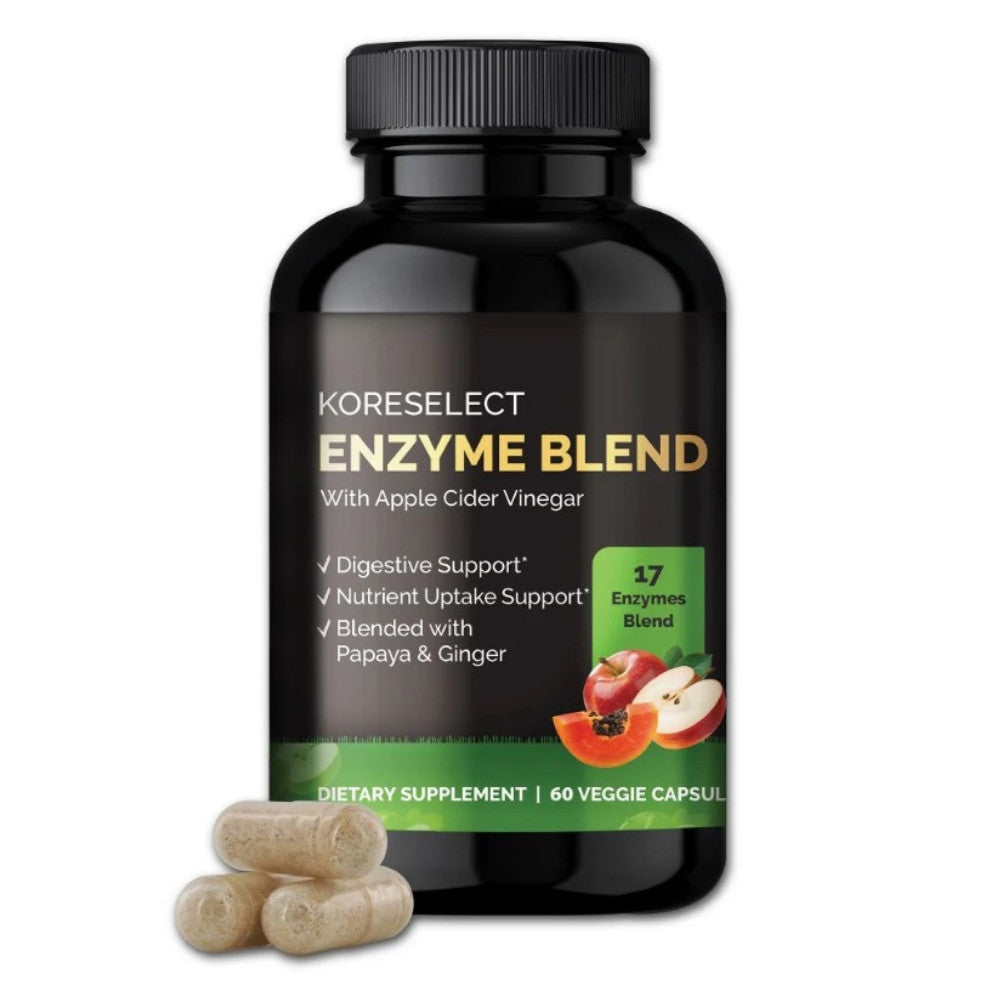 Jung Kwan Jang Koreselect Enzyme Blend Digestive Support Capsules 60Ea